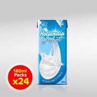 Hollandia Yoghurt Plain Sweetened (180ml x 24)