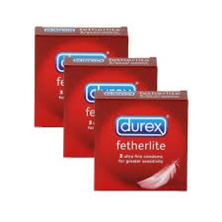 Durex Condom  Fetherlite x 3 Pack Of 3