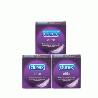  Condom Durex Elite - Pack of 3